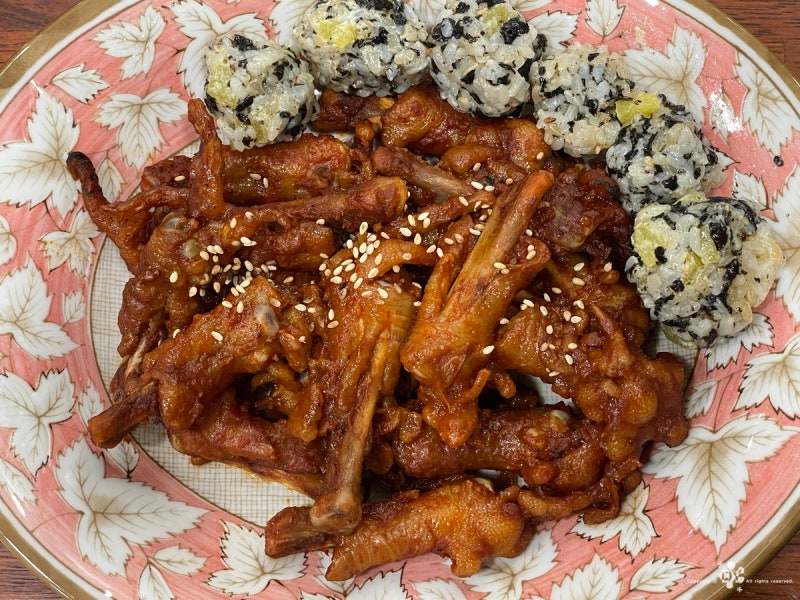 원앙에프엔비 :: 원앙닭발 뼈있는 "송이불닭발" 매운맛