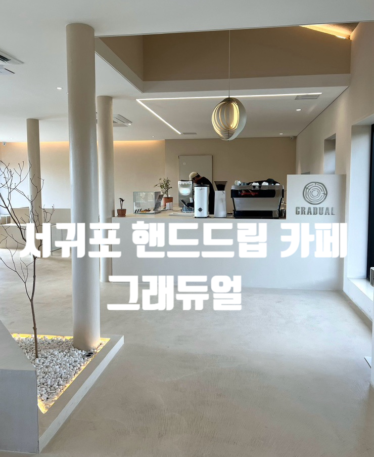  제주 핸드드립 전문 커피맛집, 제주 대정 카페,모슬포카페, 그래듀얼