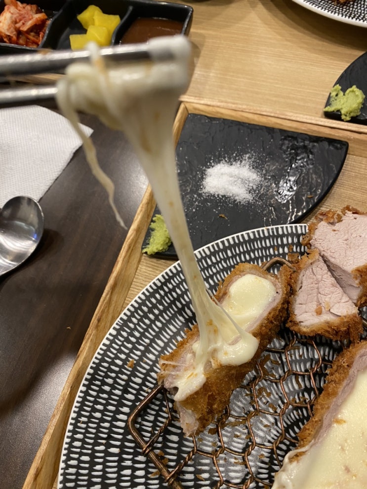  대전 유성 관평동 현대아울렛 근처 돈까스 맛집 나마미돈카츠 양이 어마어마해