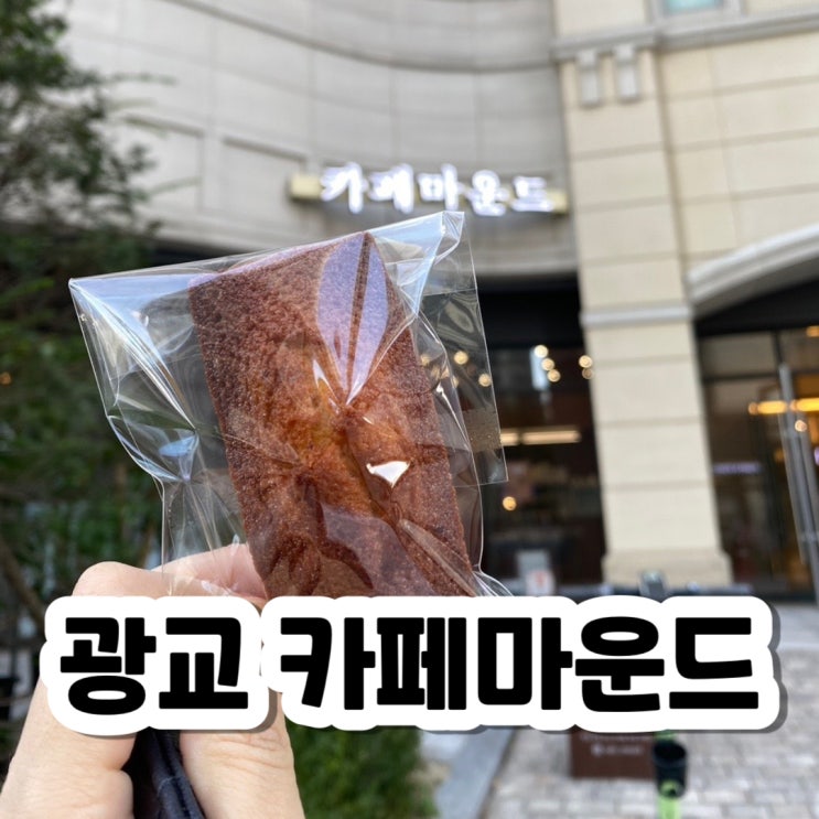  광교 휘낭시에 추천 카페마운드 내돈내산