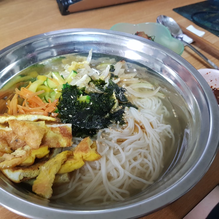  잔치국수 만들기 멸치육수코인을 활용한 간편레시피