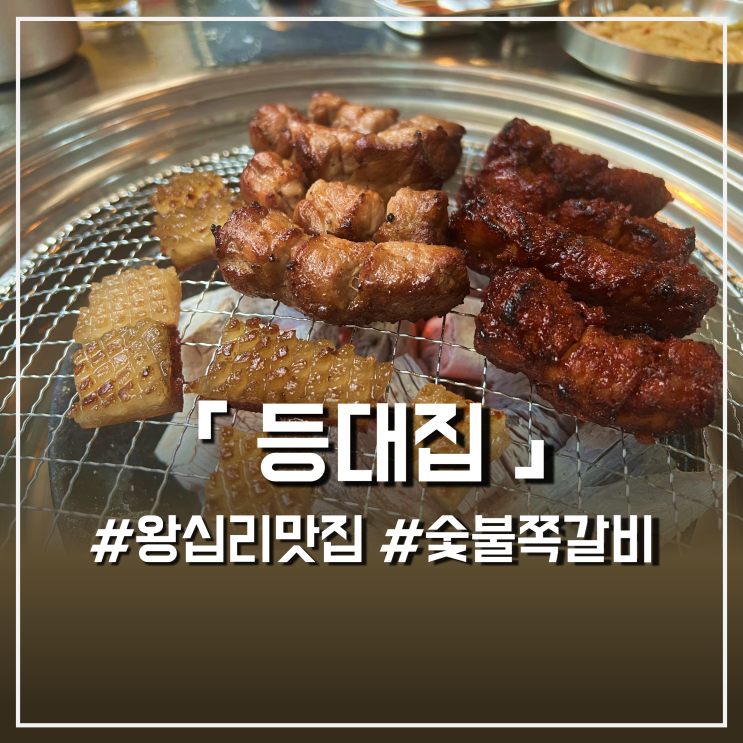  숯불향 쪽갈비와 쫄깃한 껍데기의 콜라보 :: 왕십리 등대집