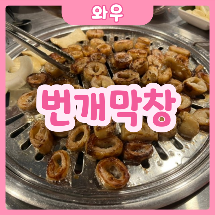  [화성|와우] 번개막창 | 한번가면 또 가게되는 와우리 깔끔한 막창집 추천추!!!