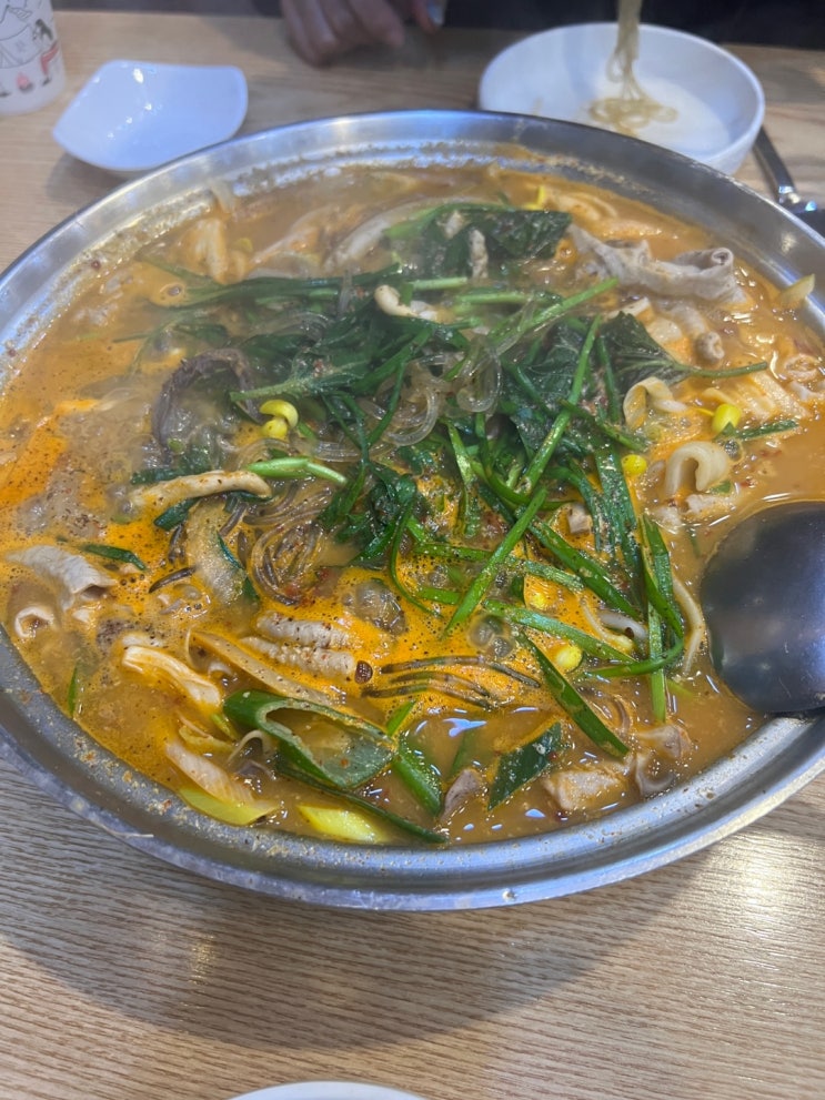  청주 곱창전골 곱창볶음 원조장뜰순대 율량동맛집