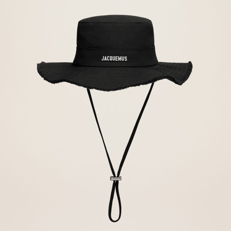  [오늘출발] 23FW JACQUEMUS 자크뮈스 르 밥 아티초크 버킷햇 블랙 남여공용 [60cm]