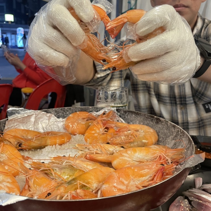  배곧 맛집 가을 제철 왕새우구이 전어회 성은수산