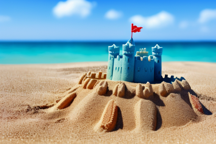 [Ai Greem] 사물_모래 005: Free commercially available images related to sand castle with beach