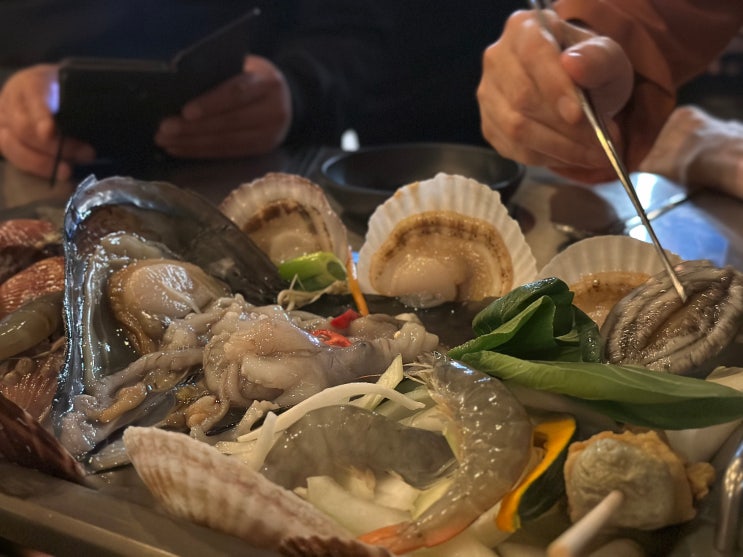  부천역 맛집 술집 깨끗했던 하와이조개 부천점 조개전골