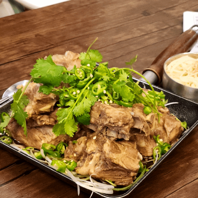  광주 첨단 점심 맛집 뼈칼집 랭쌥 맛있썹