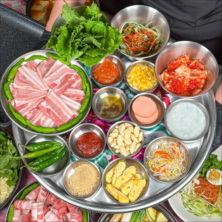  부평맛집  굴포천역 도보 5분 가성비맛집 오봉랭삼 삼산점