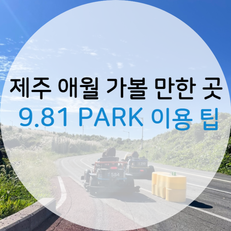  [제주여행] 애월 가볼 만한 곳 - 981파크 9시 할인 예약, 카트 레이싱 및 실내 이용 팁