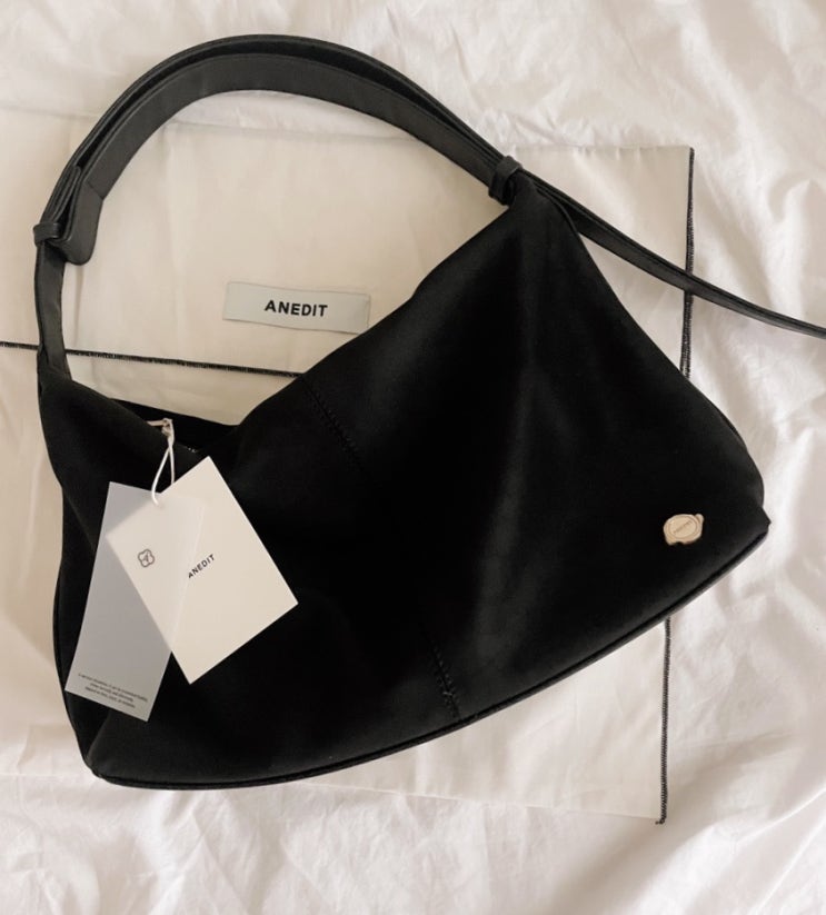  언에디트 스웨이드 호보백 후기 , 내돈내산 I ANEDIT Suede Daily Hobo Bag, 보부상백 추천