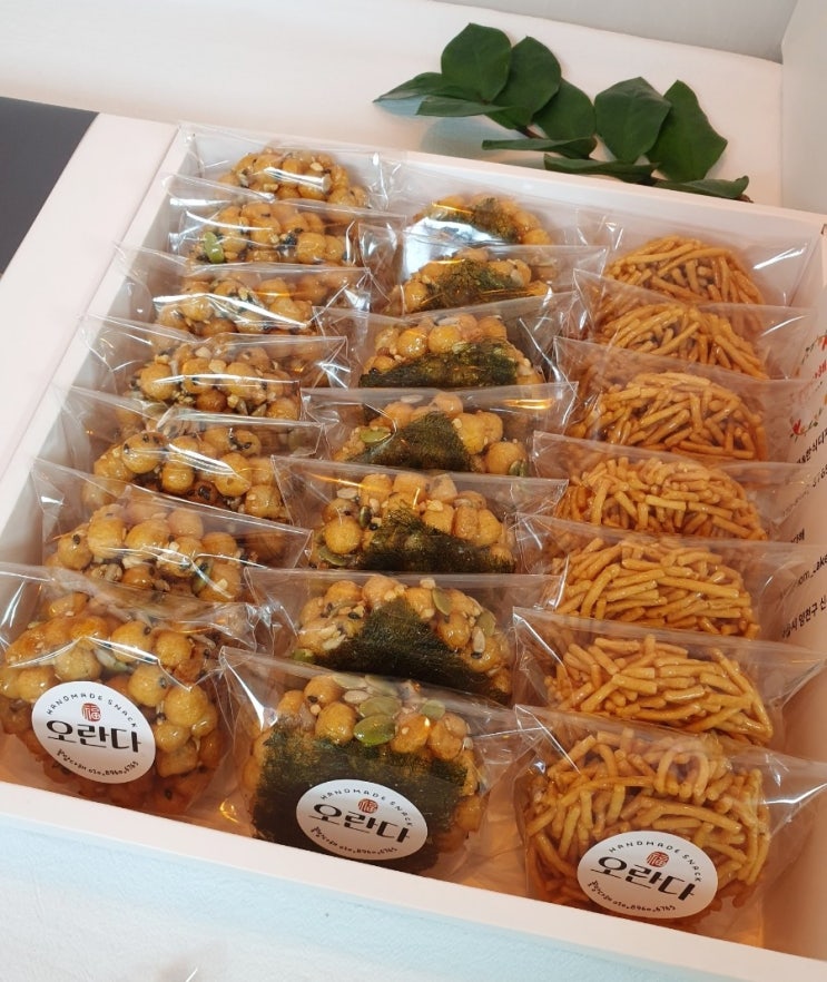 목동답례품 꽃맘다해 수제오란다 맛있고 고급스런 선물세트
