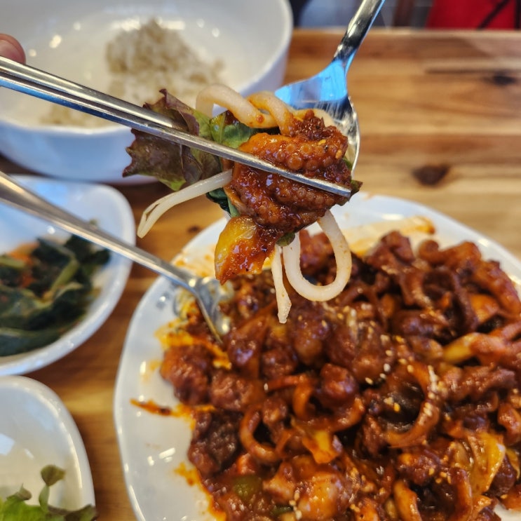  [김포 구래동 쭈꾸미] 쫄깃한 쭈꾸미를 맛볼 수 있는 구래역 파랑새 쭈꾸미와 털레기(주차가능)
