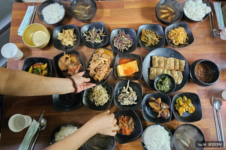  가마솥밥이 맛있는 원골 홍천 현지인 맛집에서 점심 식사