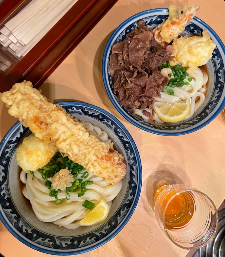  오사카 카마타케우동 우메다 현지인 맛집
