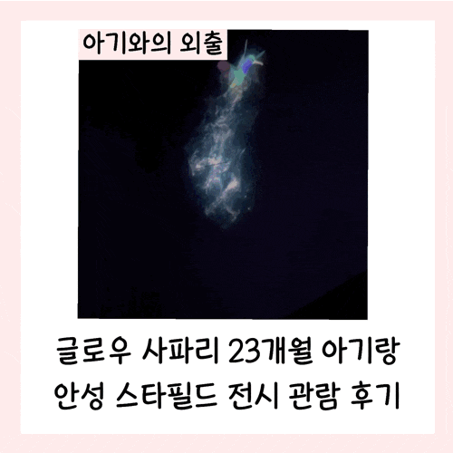  글로우 사파리 23개월 아기랑 안성 스타필드 전시 관람 후기