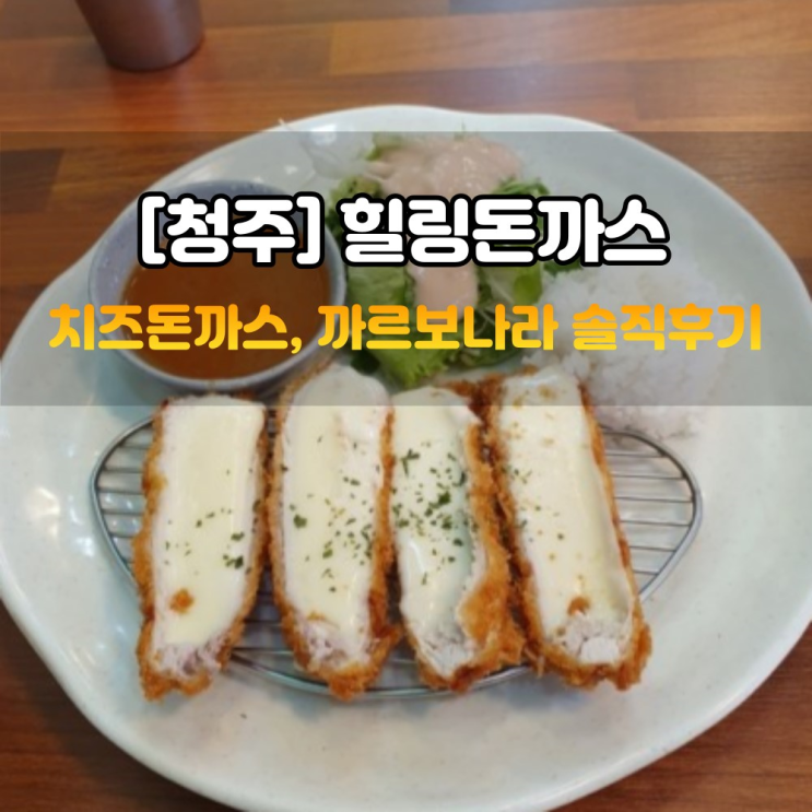 청주 용정동 맛집 힐링돈까스 메뉴 치돈 스파게티