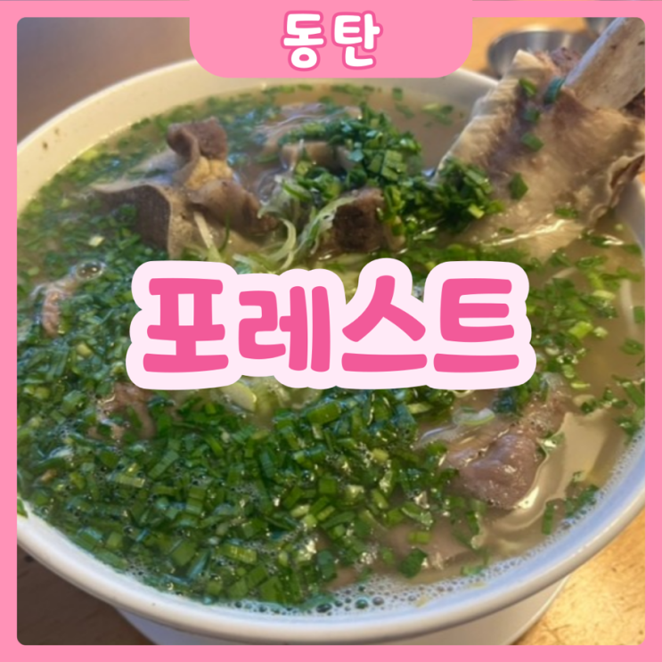  [화성|동탄] 포레스트 | 줄서서먹어도 완전 인정할 수 밖에 없는 쌀국수맛집!!