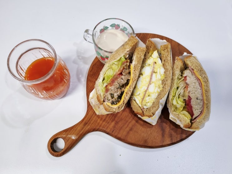  회사간식 아침대용 샌드위치 저렴한 올리버리 새벽배송