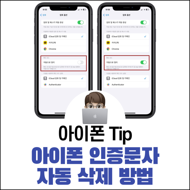  아이폰 인증문자 자동 삭제 방법(iOS17)