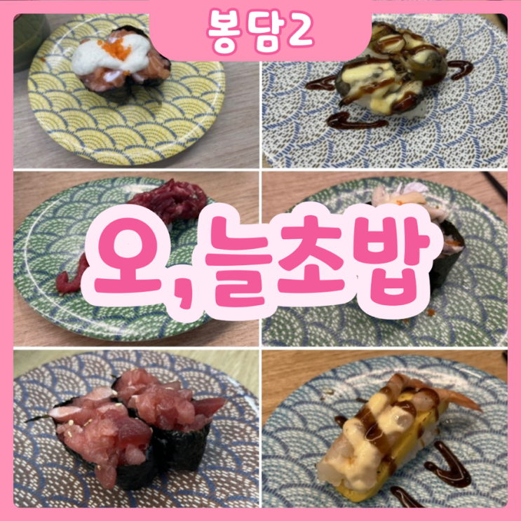  [화성|봉담2] 오,늘초밥 | 초밥러버들 모여라! 봉담2지구 회전초밥전문점!! 추천!