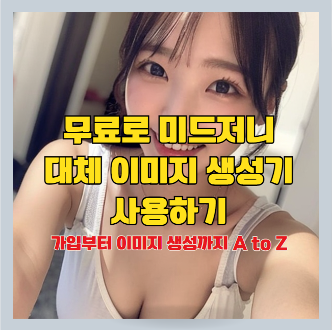  미드 저니 대체 무료 AI 이미지 생성 Tensor Art 사이트 이용 방법