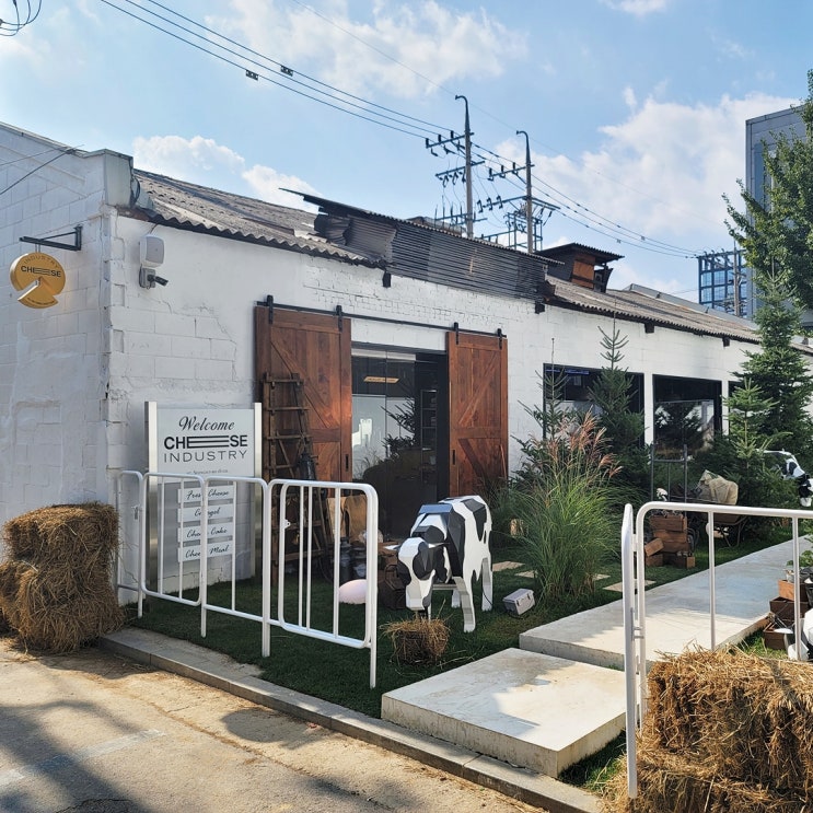  사진 찍기 좋은 치즈인더스트리 성수역 카페
