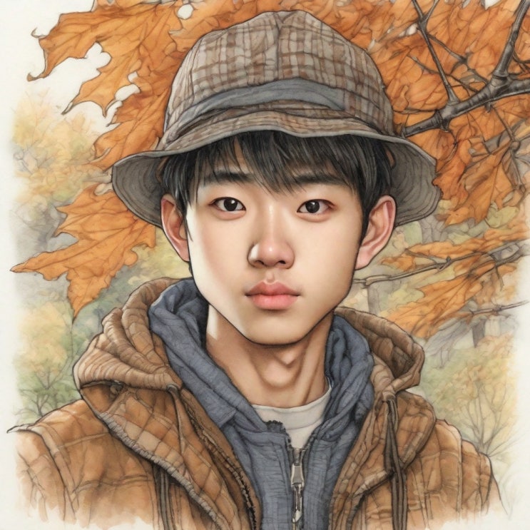  Playground AI(플레이그라운드 AI)를 이용한 이미지 생성사례24 / 세월, 나이를 먹는다는 것, detailed sketch art / 디지털콘텐츠큐레이터 황선웅