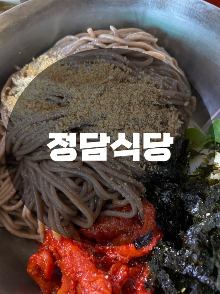  : 경기 용인시 처인구 : 동치미 명태 회 비빔 막국수, 한우 육회 비빔밥 로컬 맛집 정담식당