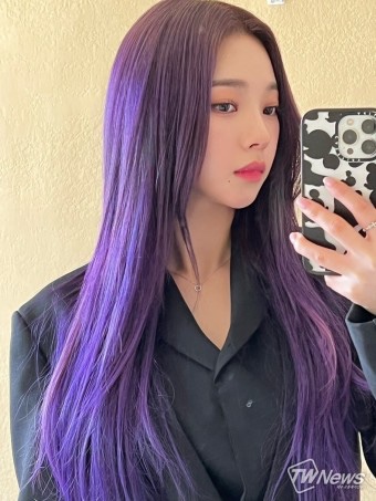  아이린 바이올렛 염색/ 카리나 바이올렛 염색/디자이너 현희