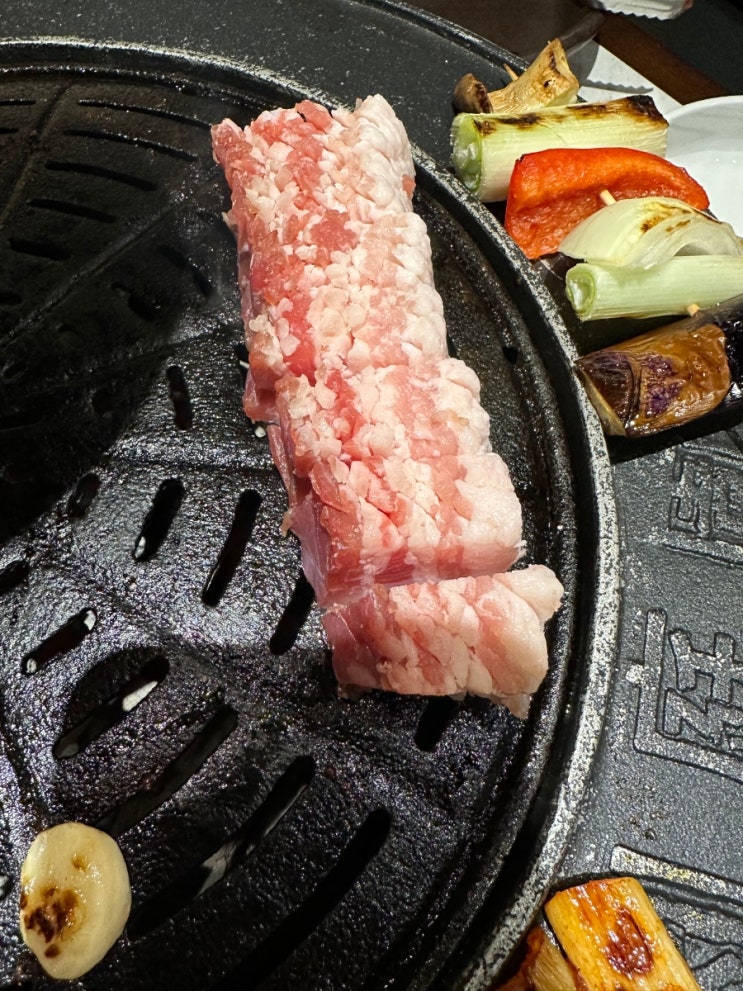  불당동 삼겹살 리정원, 회식장소로도 좋은 꽃삼겹 맛집