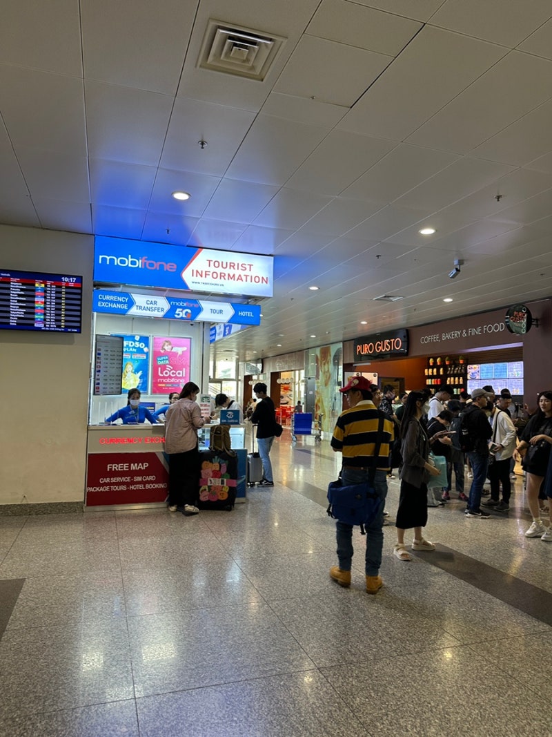 하노이 공항 / 노이바이공항 유심 가격 환전 후기