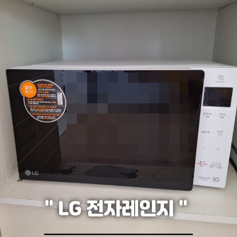 엘지 전자레인지 전자렌지 MW23GD 23리터 1000W 구매후기 전자제품 폐가전 무료수거