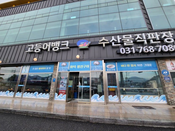  경기광주 횟집 고등어뱅크에서 줄돔 포장해왔어요