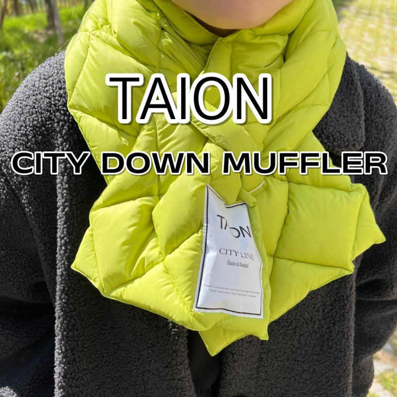 타이온 TAION 머플러 리뷰 패딩목도리 장단점 후기