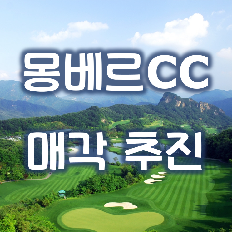  대유위니아그룹 몽베르CC도 매각 추진…희망 매각가 3,200억원