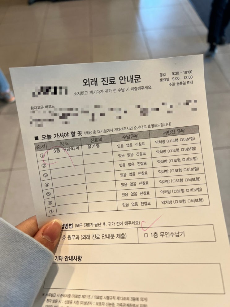  사랑니 뽑은지 두 달이 지났고 그 옆으로 뾰족한 무언가가 생겼다.