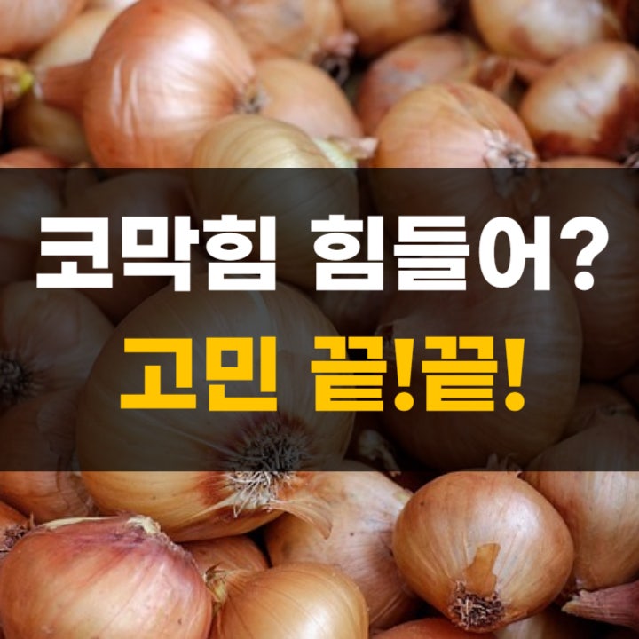 아기 코막힘 양파로 뚫어버리다! 엄마와 아기의 해방!