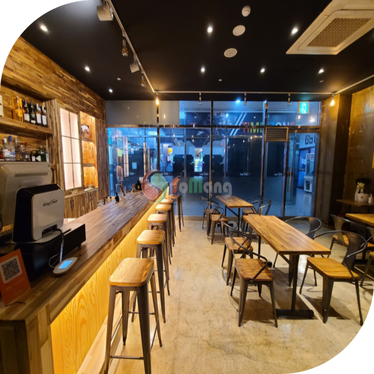  [ 상가 인테리어 전문 ] 부산 금정구 장전동 칵테일바(BAR) 인테리어  I 상가 I 매장 I 술집 I 포차 I 바 I 소망디자인