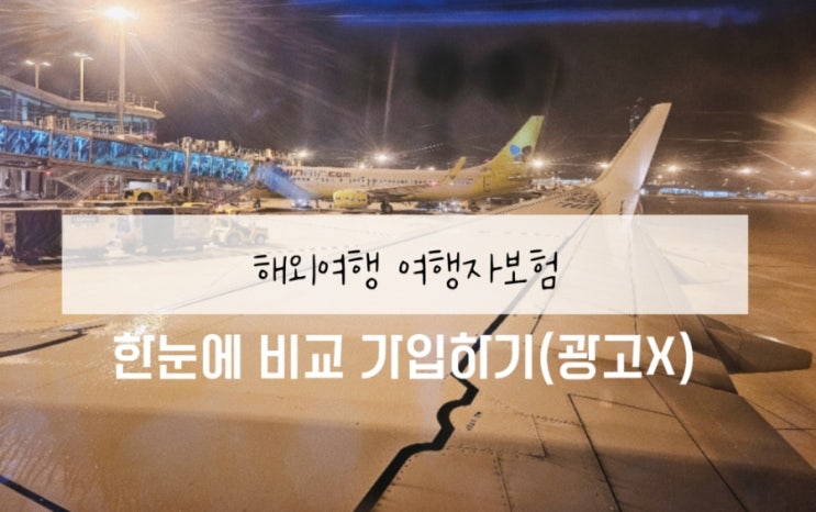  해외여행 여행자 보험 비교 가입하기, 보험사별 견적 한눈에 보는 법(feat.투어모즈)