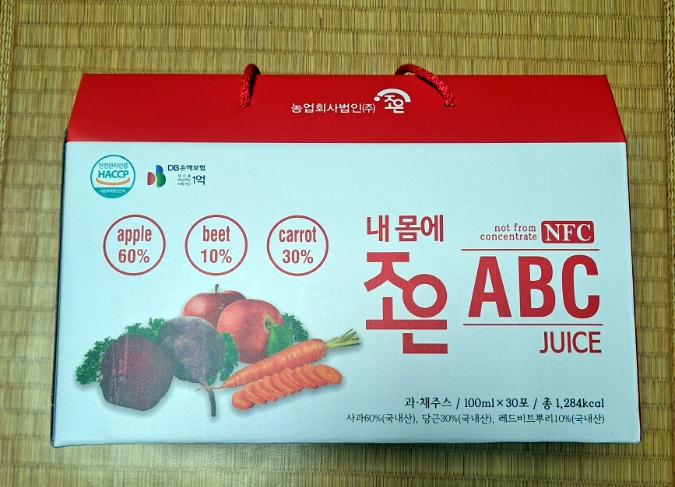 내 몸에 조은 국산 ABC주스(사과, 비트, 당근) 내 몸에 조은 국산 ABC주스(사과, 비트, 당근)