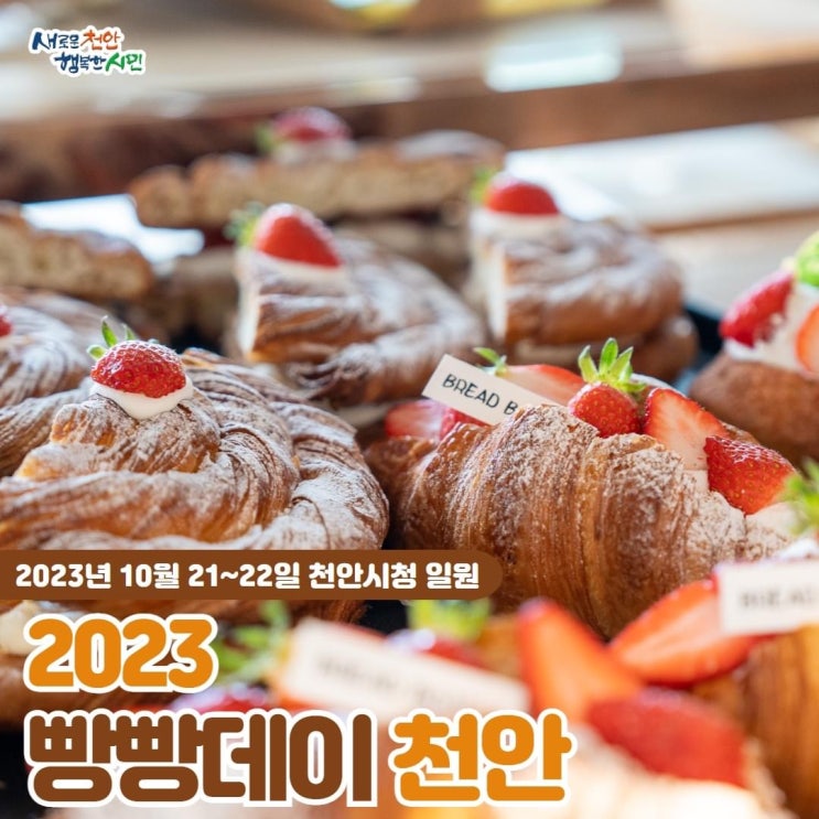 천안 가볼만한곳 2023 천안 빵빵데이 | 천안시청페이스북