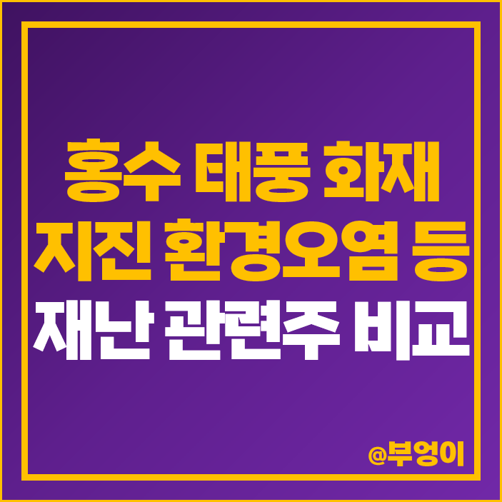 홍수 태풍 화재 지진 환경오염 재난 관련주 주식 하이드로리튬 주가