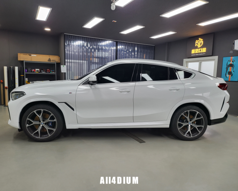 천안랩핑 BMW X6 고객 만족도가 최우선인 전체랩핑 잘하는샵 / [올포디움 천안아산 본점]