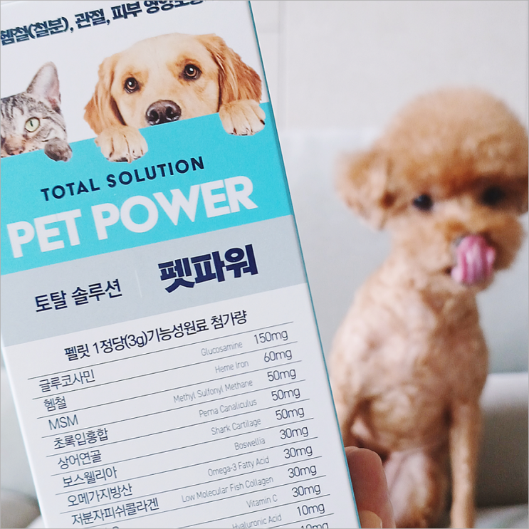  펫파워 토탈솔루션 강아지 종합영양제 모두 케어해