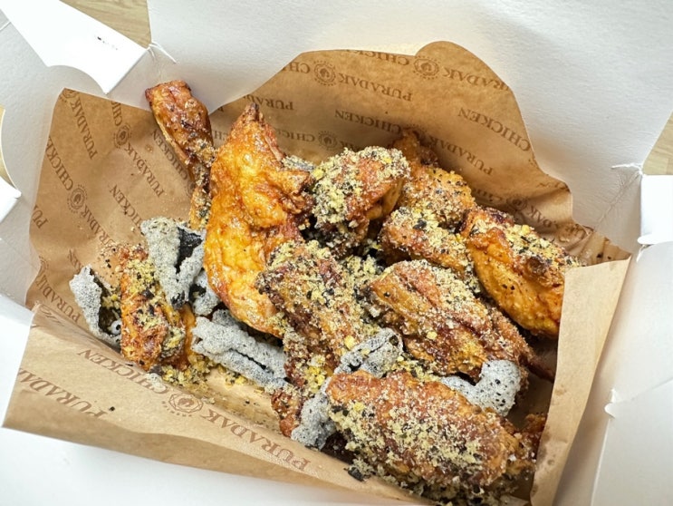  푸라닭 치킨 신메뉴 김미바삭 치킨과 기름 떡볶이 먹은 솔직한 후기