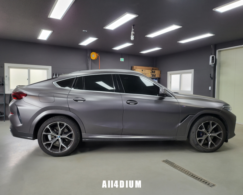 천안랩핑 BMW X6 고객 만족도가 최우선인 전체랩핑 잘하는샵 / [올포디움 천안아산 본점]