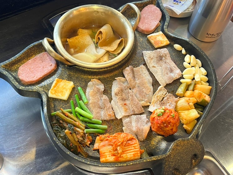  길동역 맛집 강남랭겹 솔직후기ㅣ길동 냉삼 고기 삼겹살
