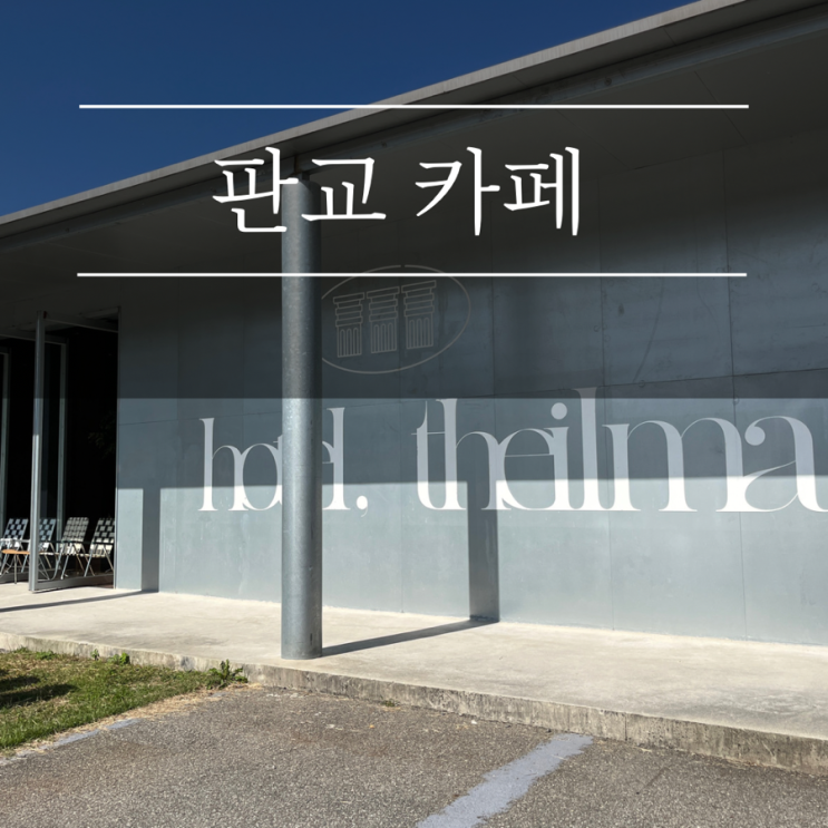  판교 브런치 맛집 호텔더일마 분당 사송동 애견동반 카페